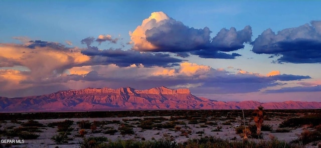 525 N Main St, Dell City, TX 79837 - mountain view featuring a desert landscape