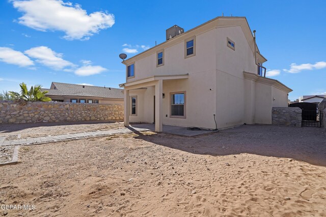 view of back of property