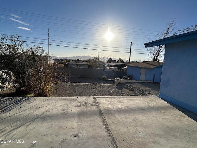 view of yard with a patio