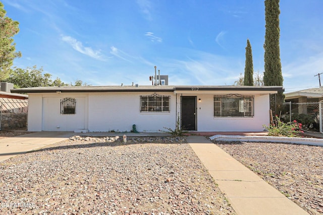 view of ranch-style home