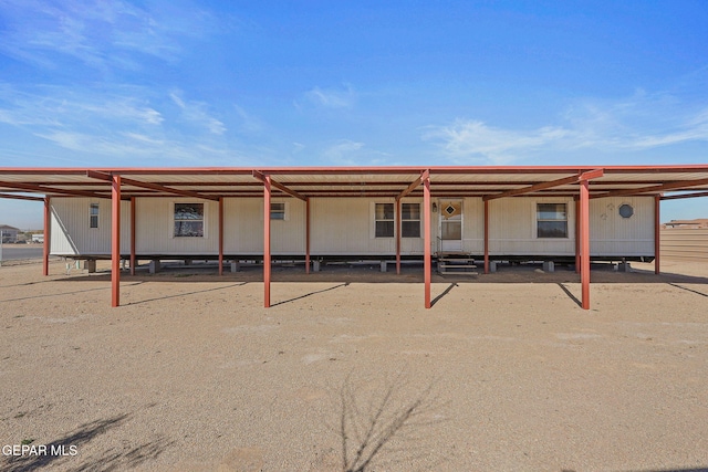 view of rear view of property