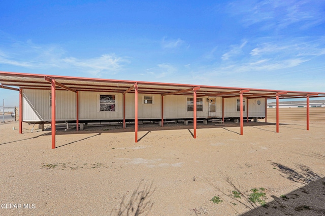 view of back of property