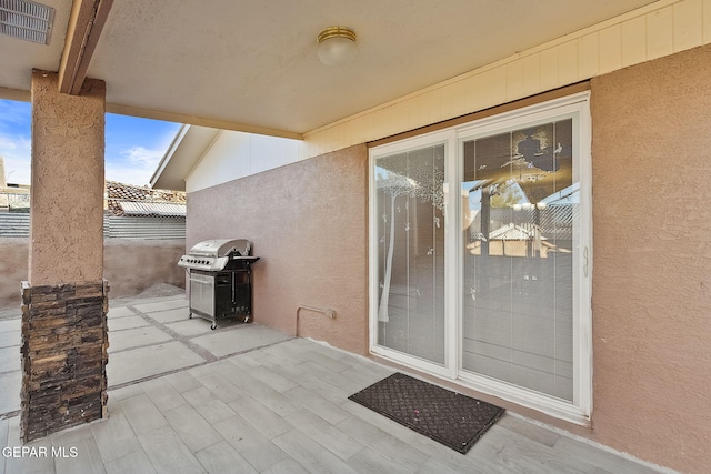 view of patio / terrace with grilling area