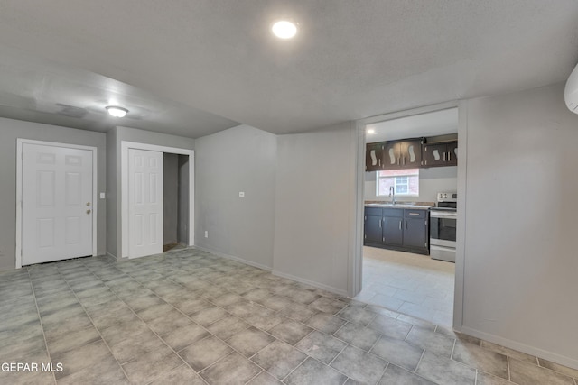 empty room with sink