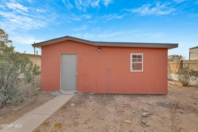 view of outbuilding