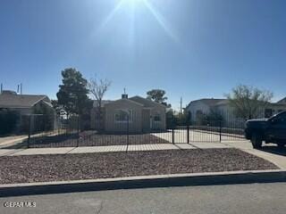 view of ranch-style home