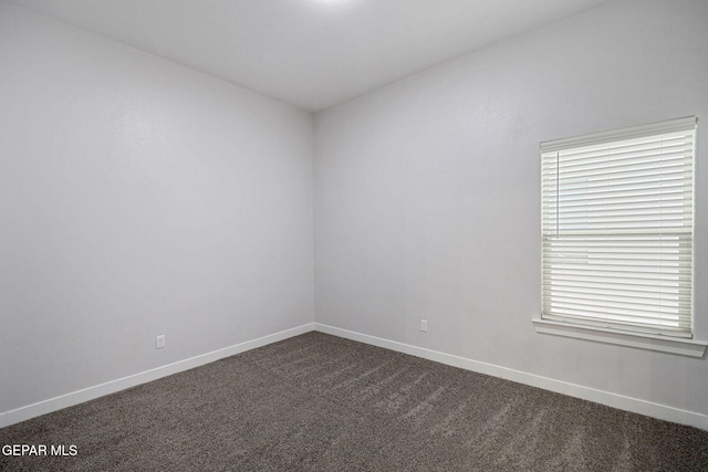 carpeted empty room featuring a wealth of natural light