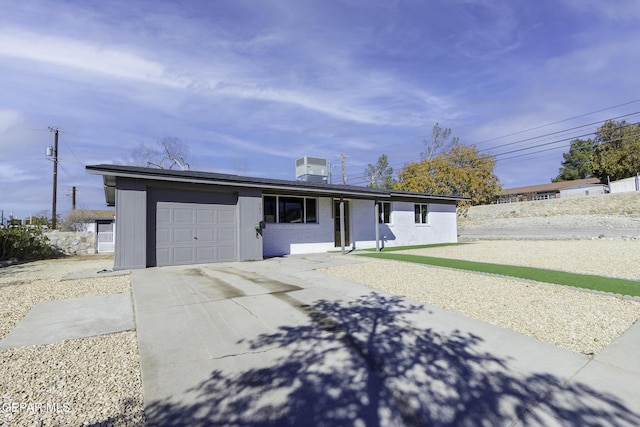 ranch-style house with a garage