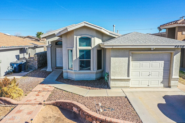 ranch-style house with a garage