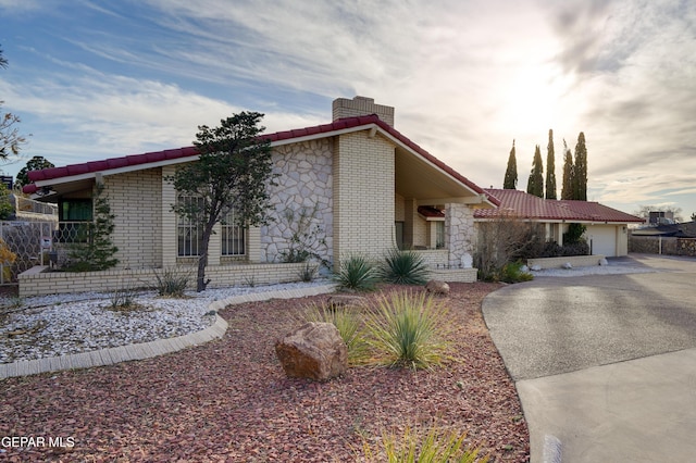 ranch-style house with a garage