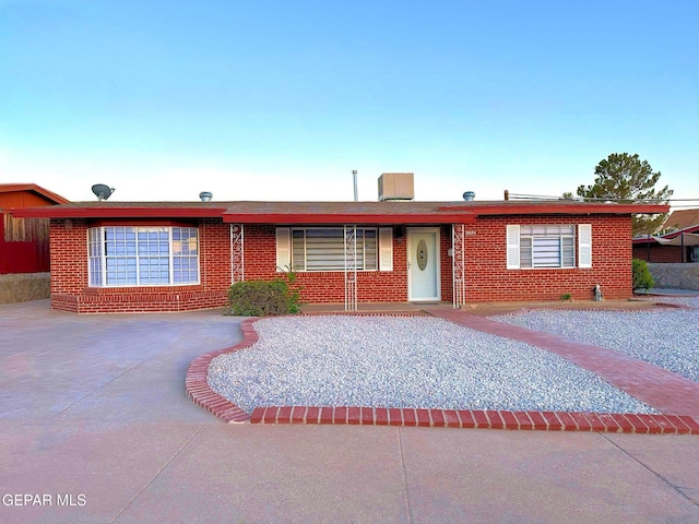 view of ranch-style house