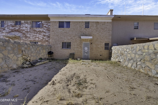 view of rear view of property