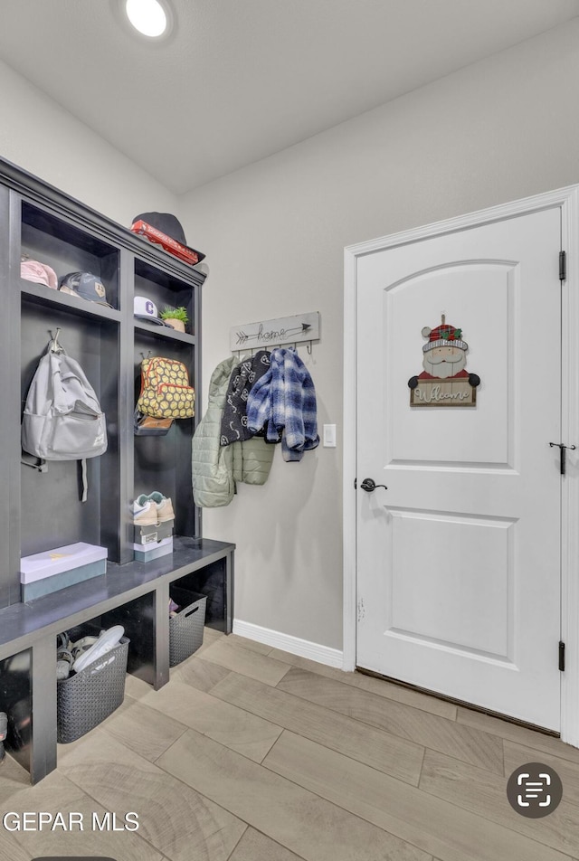 view of mudroom