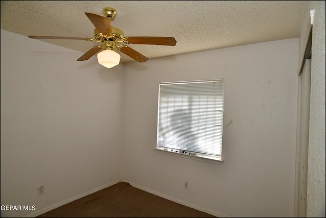 12560 Angie Bombach Ave, El Paso, TX 79928 - empty room with a textured ceiling