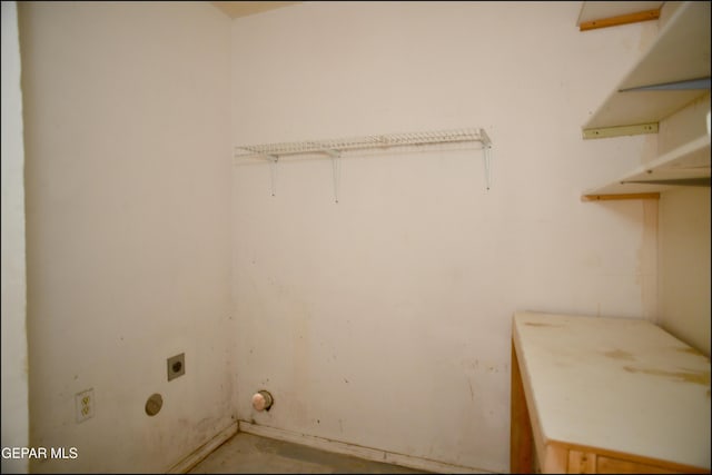 12560 Angie Bombach Ave, El Paso, TX 79928 - washroom featuring hookup for an electric dryer