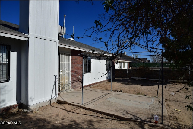 12560 Angie Bombach Ave, El Paso, TX 79928 - view of home's exterior featuring a patio