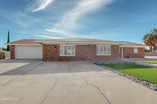 ranch-style house with a garage