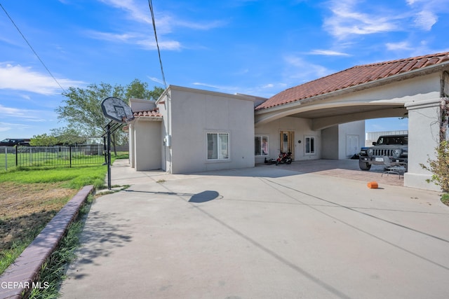 view of rear view of house