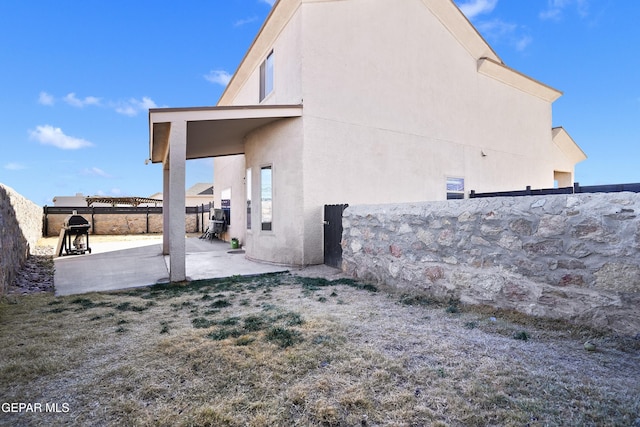 exterior space featuring a patio area