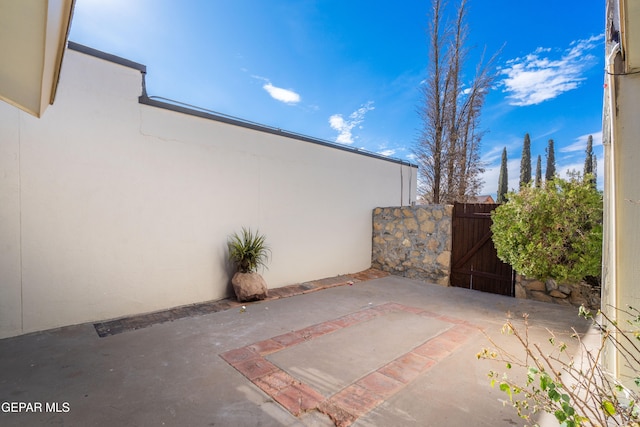 view of patio