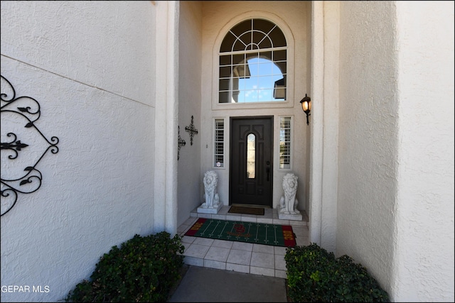 view of entrance to property