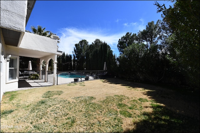 550 Shadow Willow Dr, El Paso, TX 79922 - view of yard with a patio