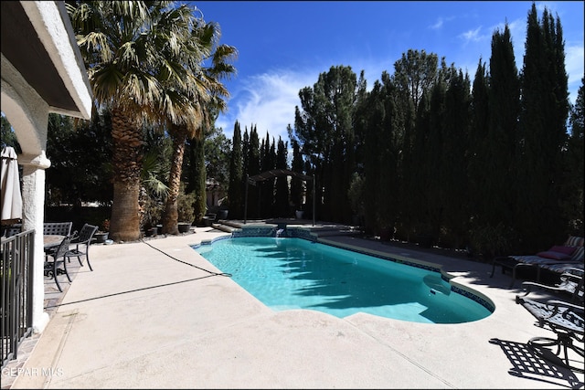 550 Shadow Willow Dr, El Paso, TX 79922 - view of swimming pool with a patio area