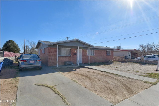 view of front of home