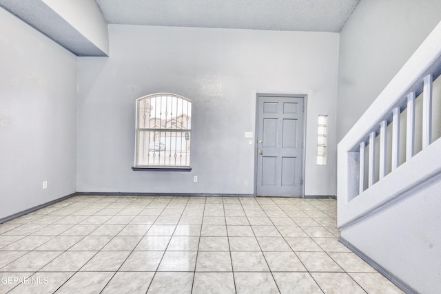 view of tiled entrance foyer