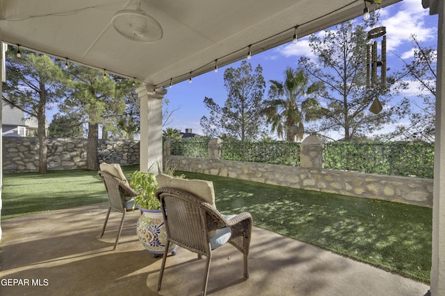 view of patio