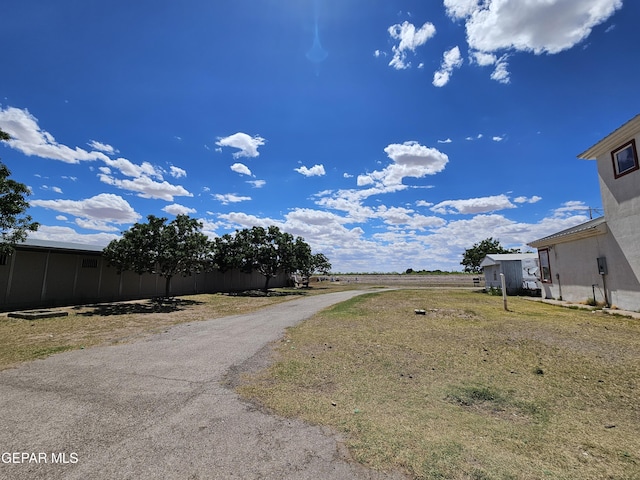 view of road