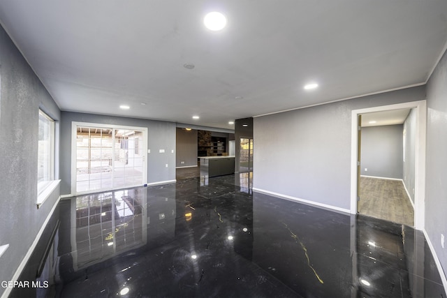 view of unfurnished living room