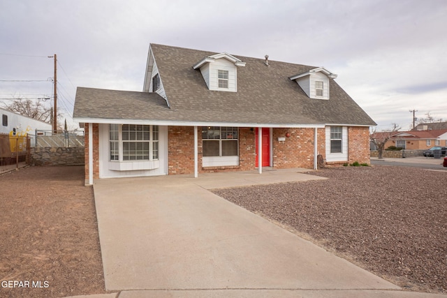 view of front of home