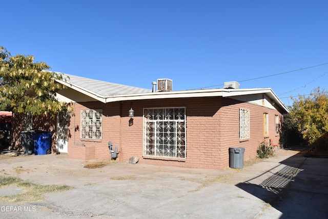 view of rear view of property