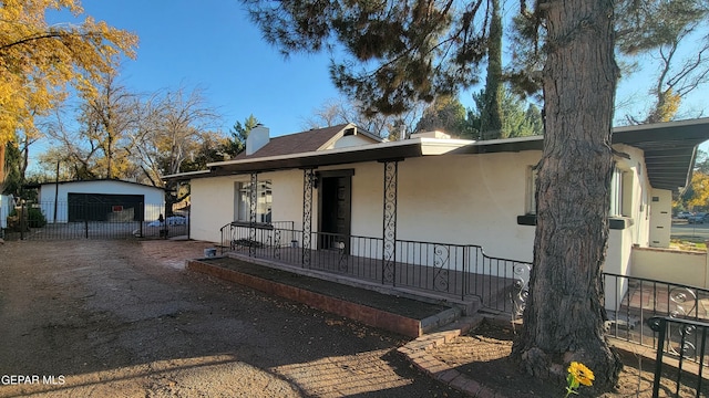 view of front of house with a porch