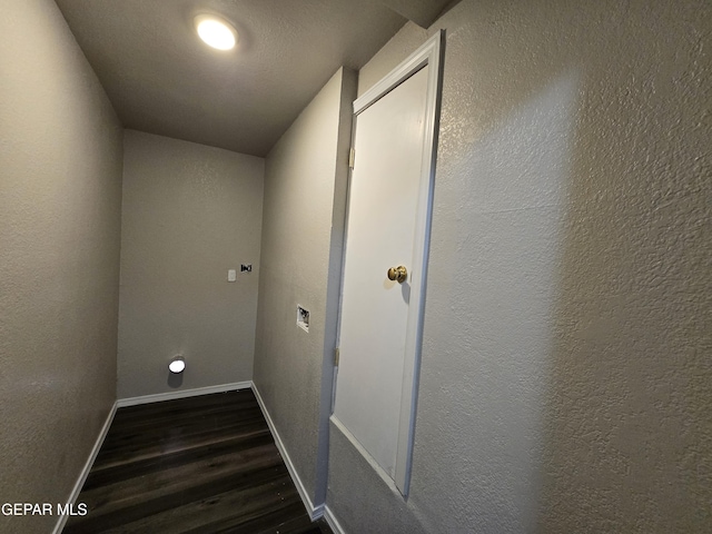 interior space featuring dark hardwood / wood-style floors