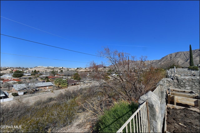 view of mountain feature