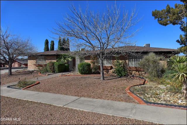 view of ranch-style home