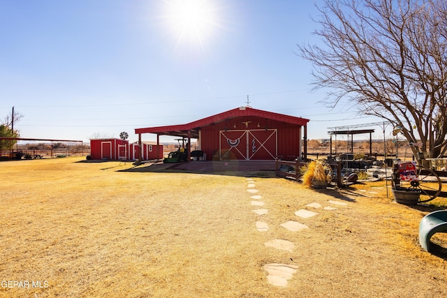 view of outdoor structure