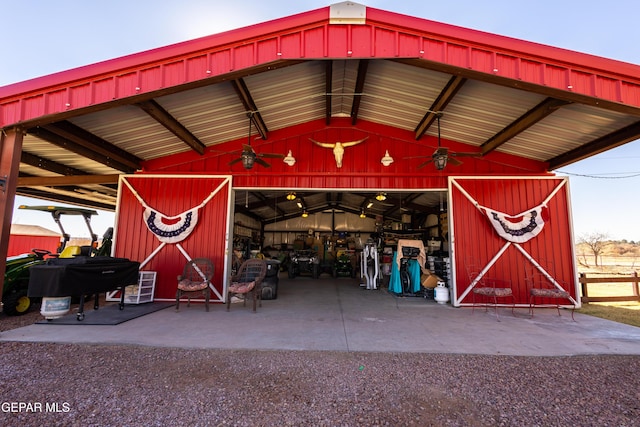 view of outbuilding