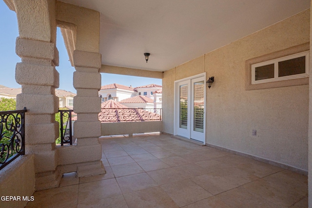 view of patio / terrace featuring a balcony