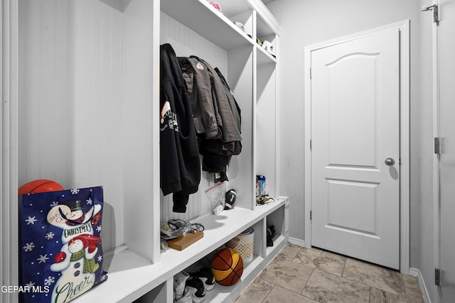 view of mudroom