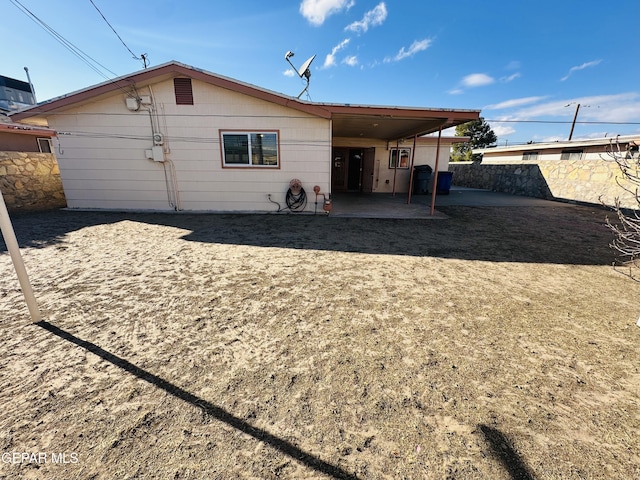 view of rear view of house