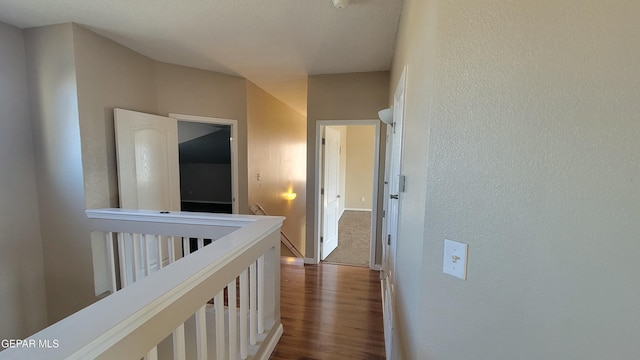 hallway featuring hardwood / wood-style flooring