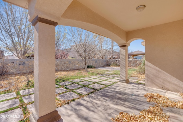 view of patio