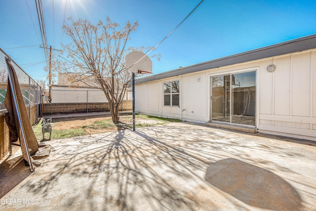 exterior space with a patio