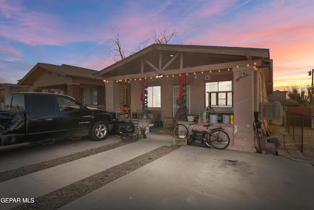 view of front of home