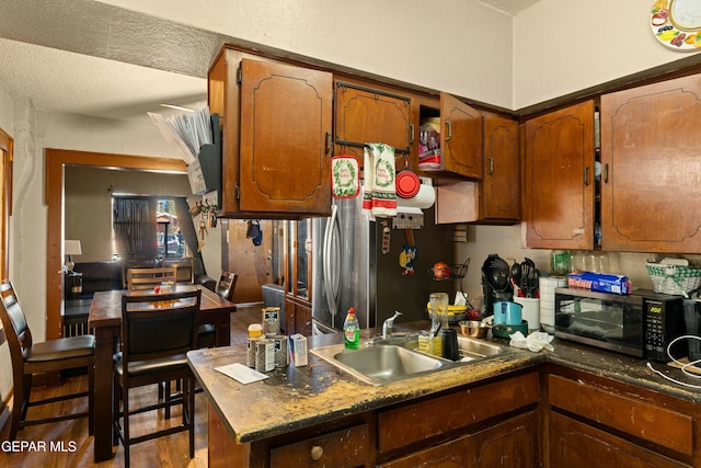 kitchen with sink and stainless steel appliances