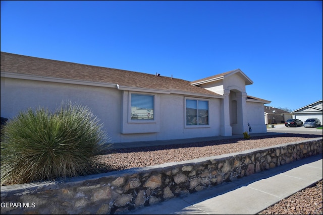 view of side of property