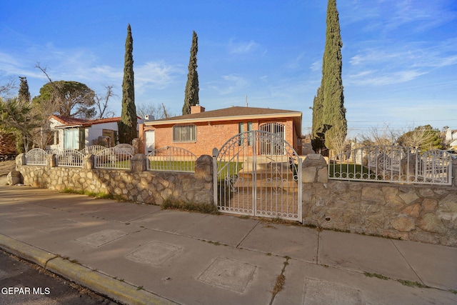 view of front of home